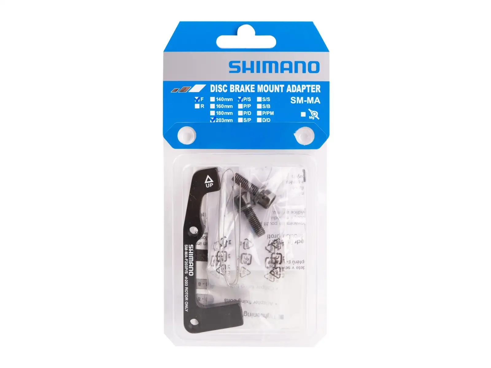 Adaptér Shimano z PM na IS predný 203mm