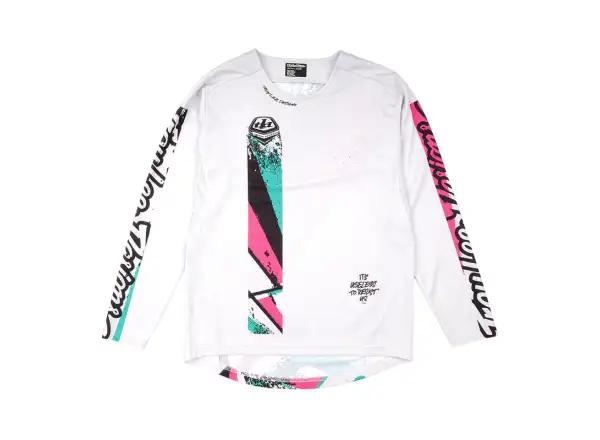 Troy Lee Designs Sprint Full Pull detský dres dlhý rukáv Chalk