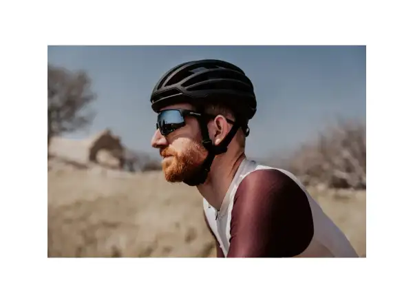 Force Zenith cyklistické okuliare čierne/čierne zrkadlové sklo