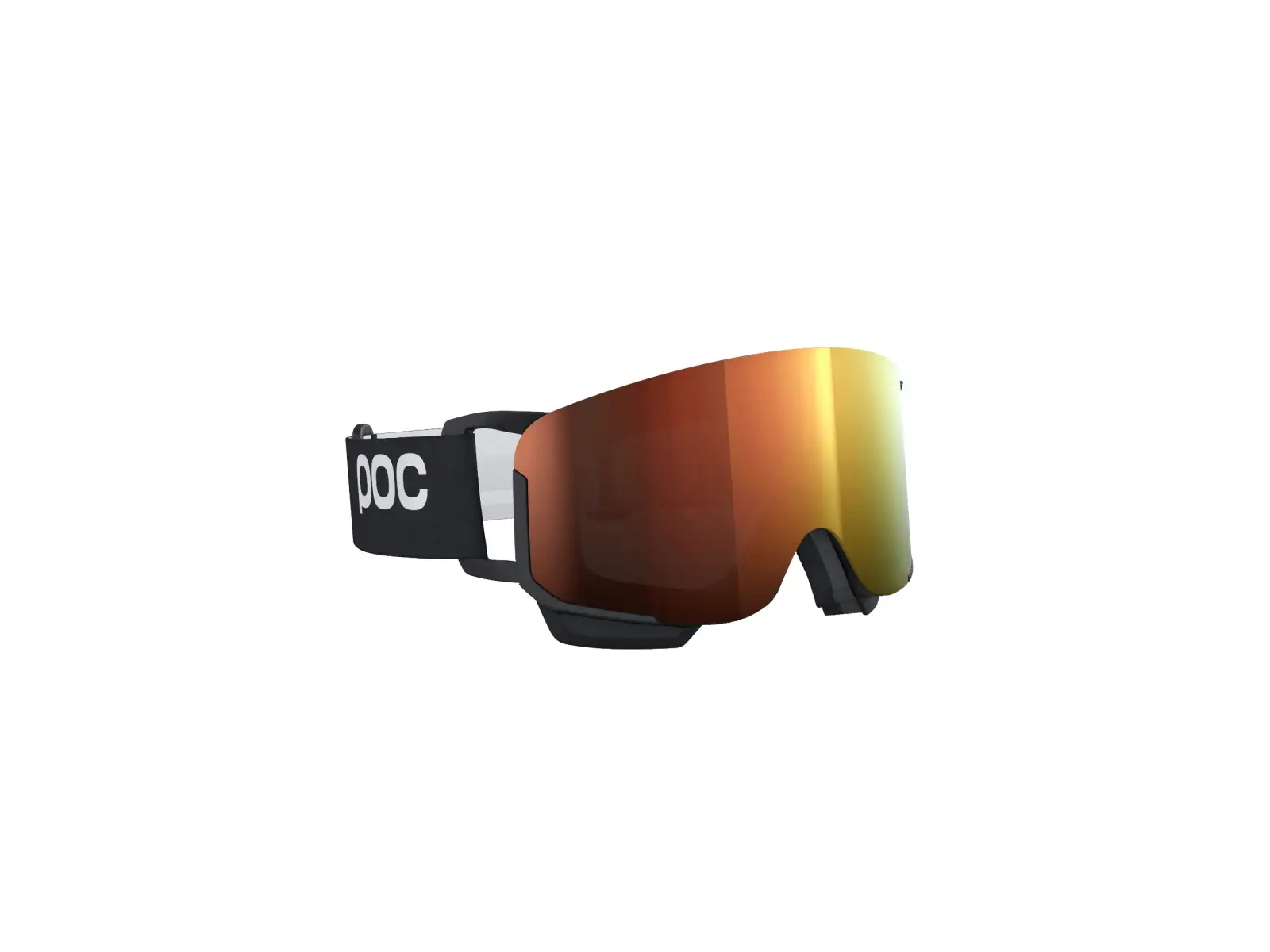 POC Nexal Mid WF lyžiarske okuliare Uranium Black/Partly Sunny Orange