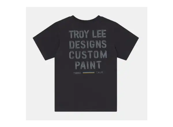 Troy Lee Designs Paint Shop tričko krátky rukáv Carbon