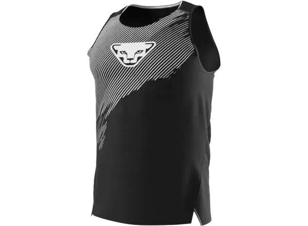 Dynafit DNA TANK Pánske pretekárske bežecké tielko Black Out