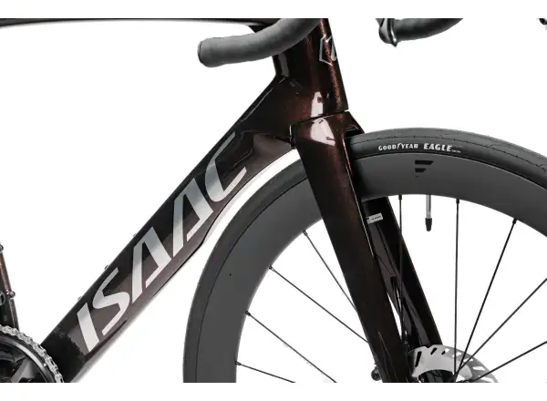 Isaac Meson Ultegra Di2 cestný bicykel Ruby Red