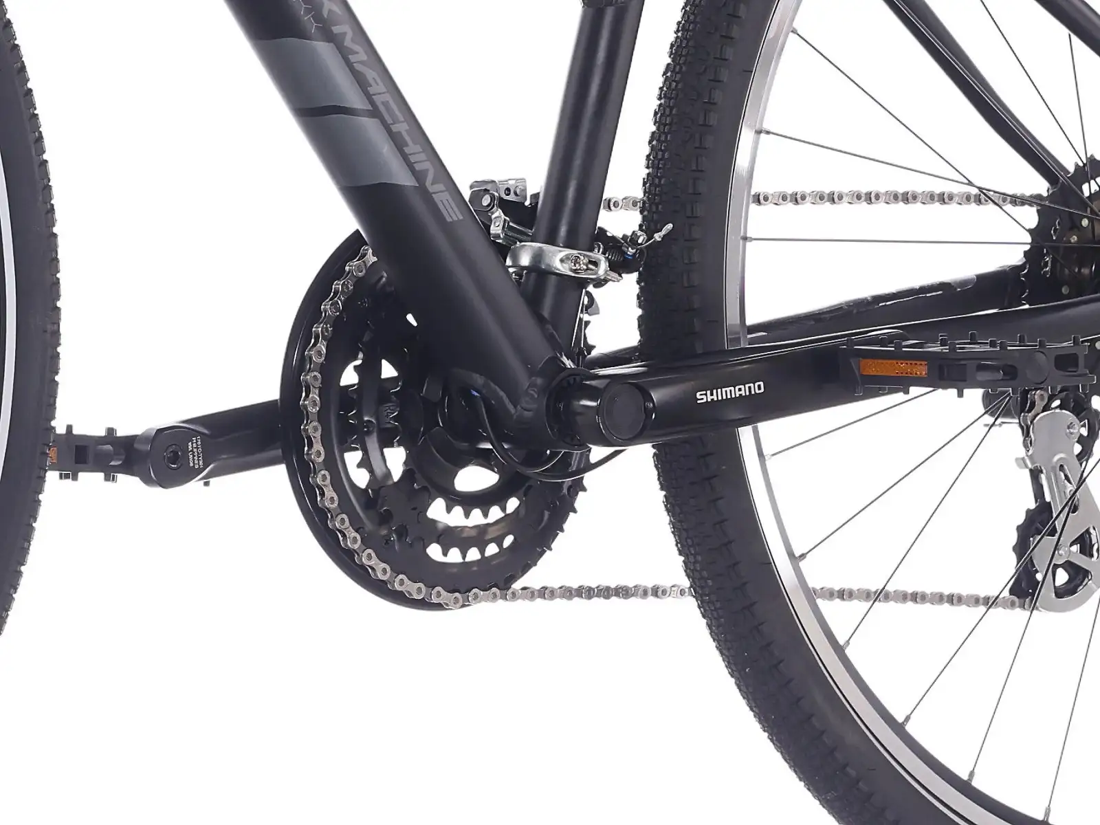 Rock Machine Rokk 30 Easy Entry trekingový bicykel Matte Black