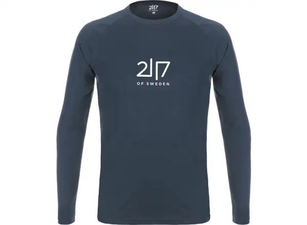 2117 of Sweden Huli pánske tričko dlhý rukáv Navy