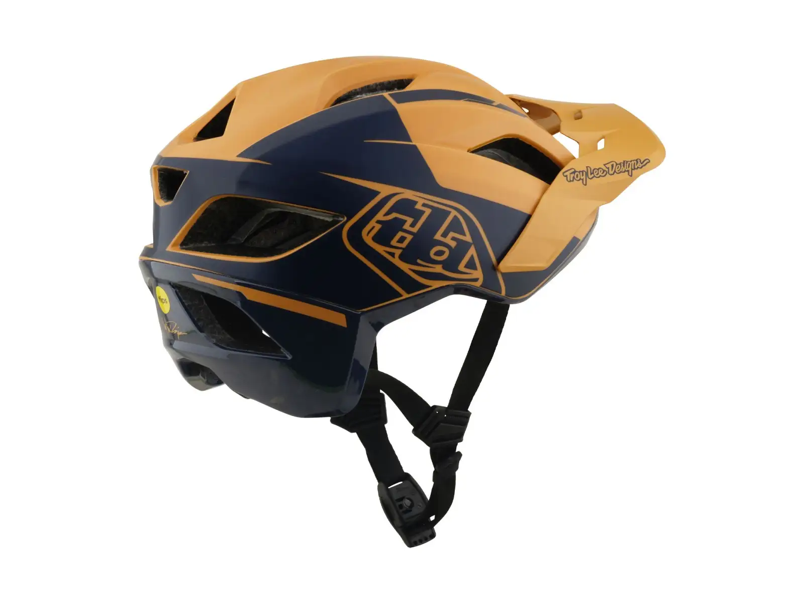 Troy Lee Designs Flowline SE MIPS prilba Hydro Mustard / Black Iris