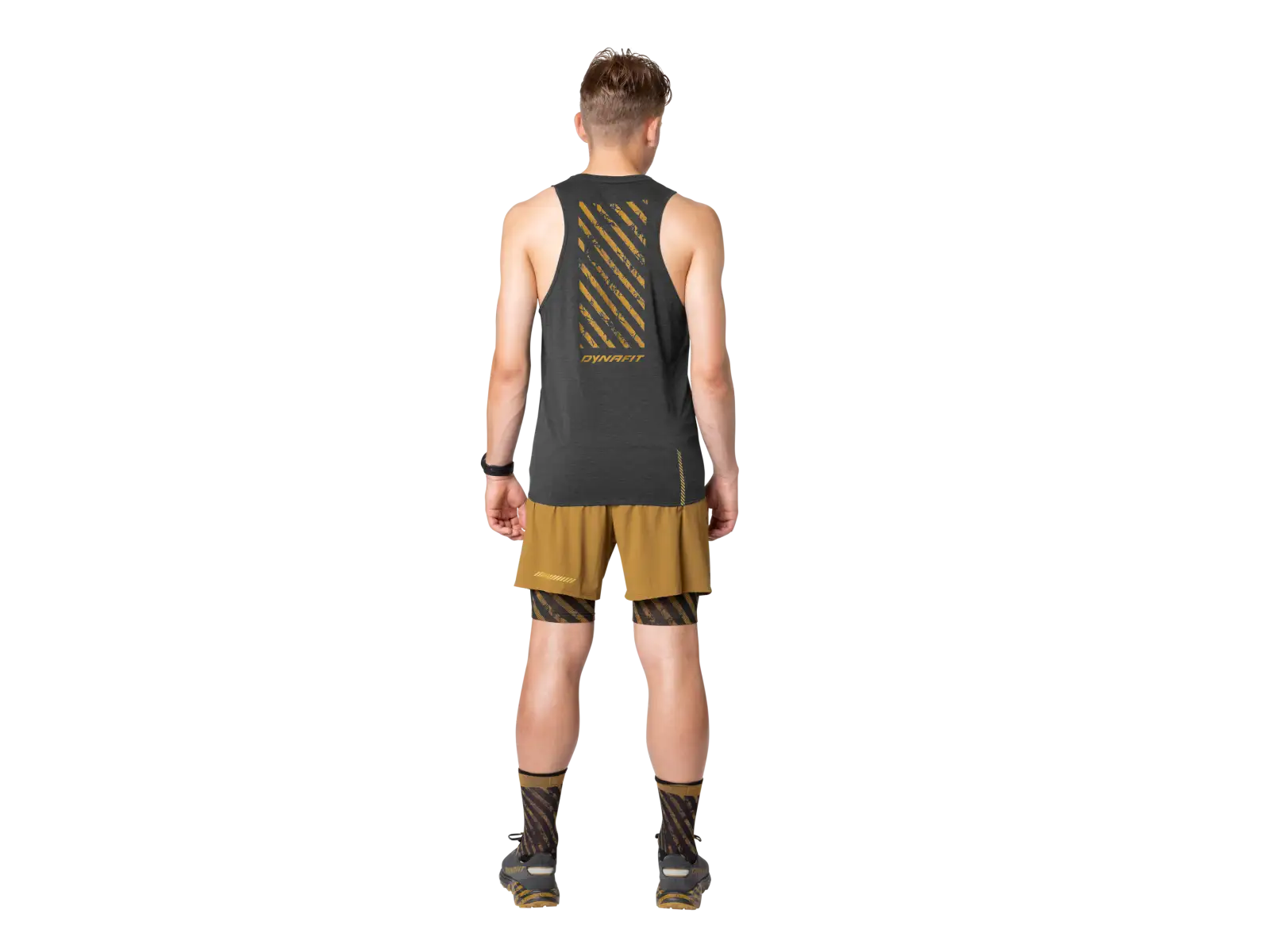 Dynafit Trail pánske bežecké tričko bez rukávov Black Out
