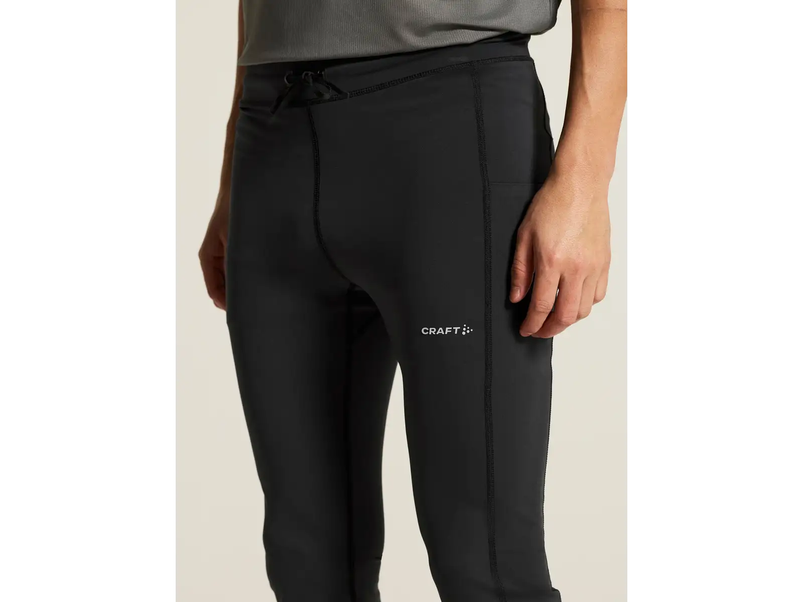 Craft Hypervent Running Tights pánske bežecké nohavice čierna