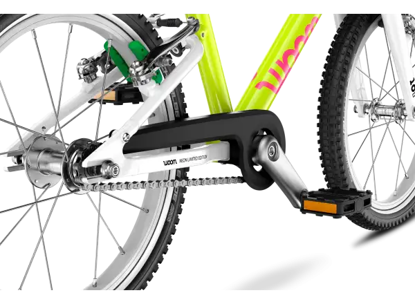Woom GO 3 detský bicykel neon lime