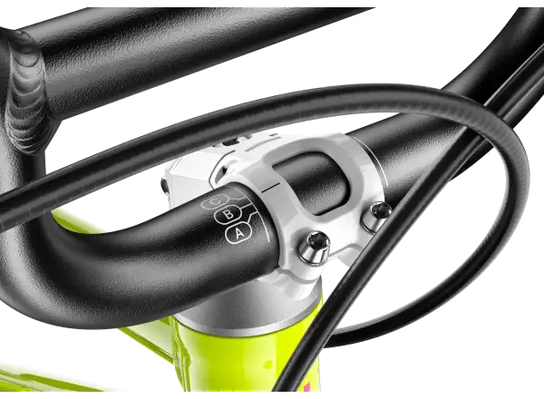 Woom GO 3 detský bicykel neon lime