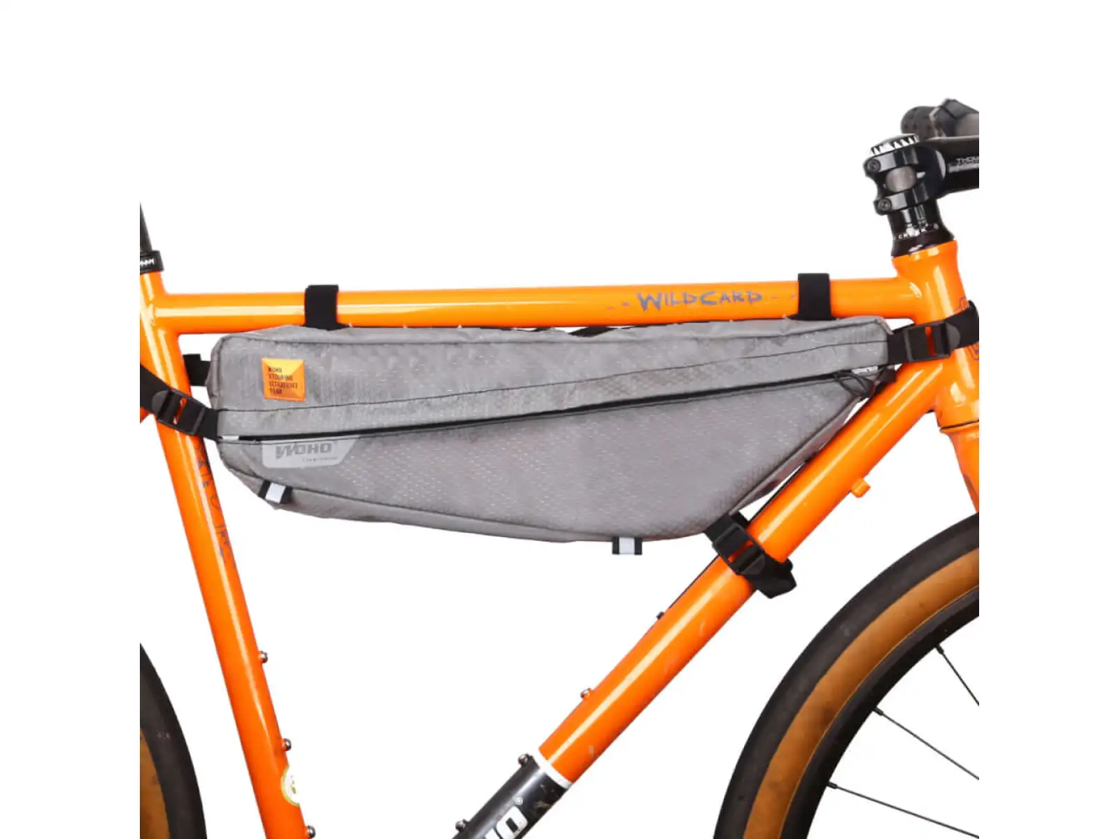 Woho X-Touring taška do rámu 4,7 l Honeycomb Iron sivá veľ. L