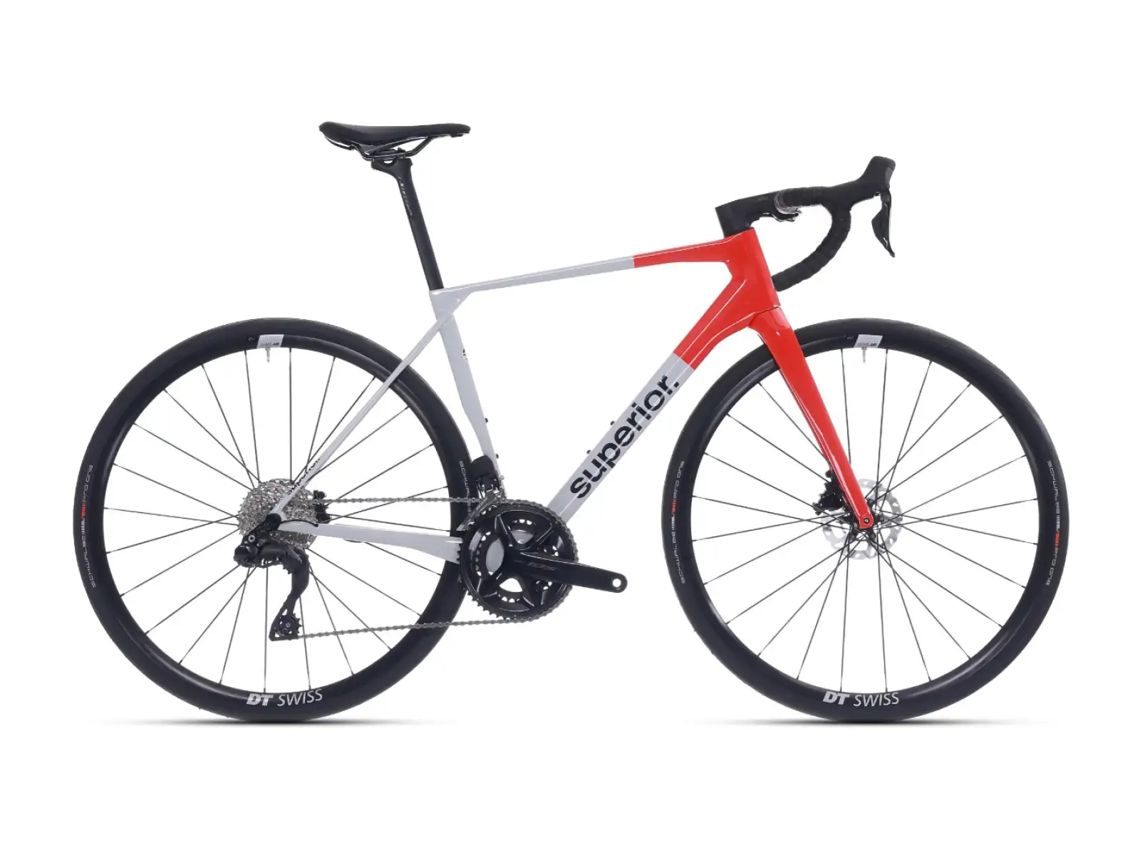 Superior X-Road 9.5 GF lesklá šedá / oranžová červená