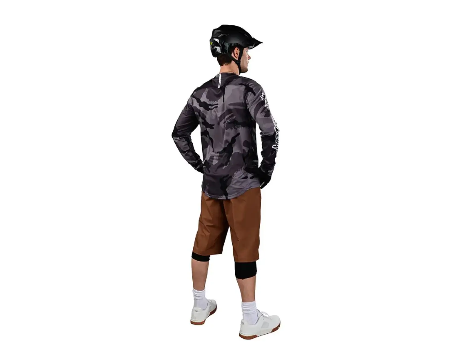 Troy Lee Designs Flowline Pánske tmavé plátenné šortky veľkosť 34