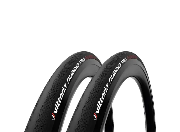 Vittoria Rubino Pro IV G2.0 Twin Pack 2-pack kevlarové cestné pneumatiky + 2x duše