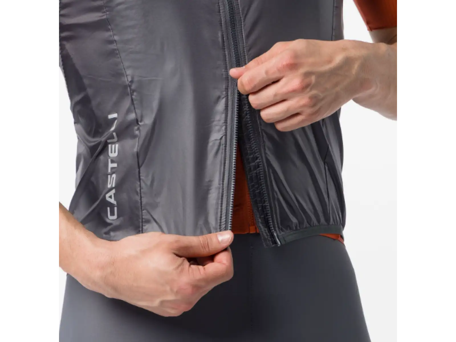Castelli Aria 2 pánska vesta Dark Gray