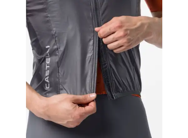 Castelli Aria 2 pánska vesta Dark Gray