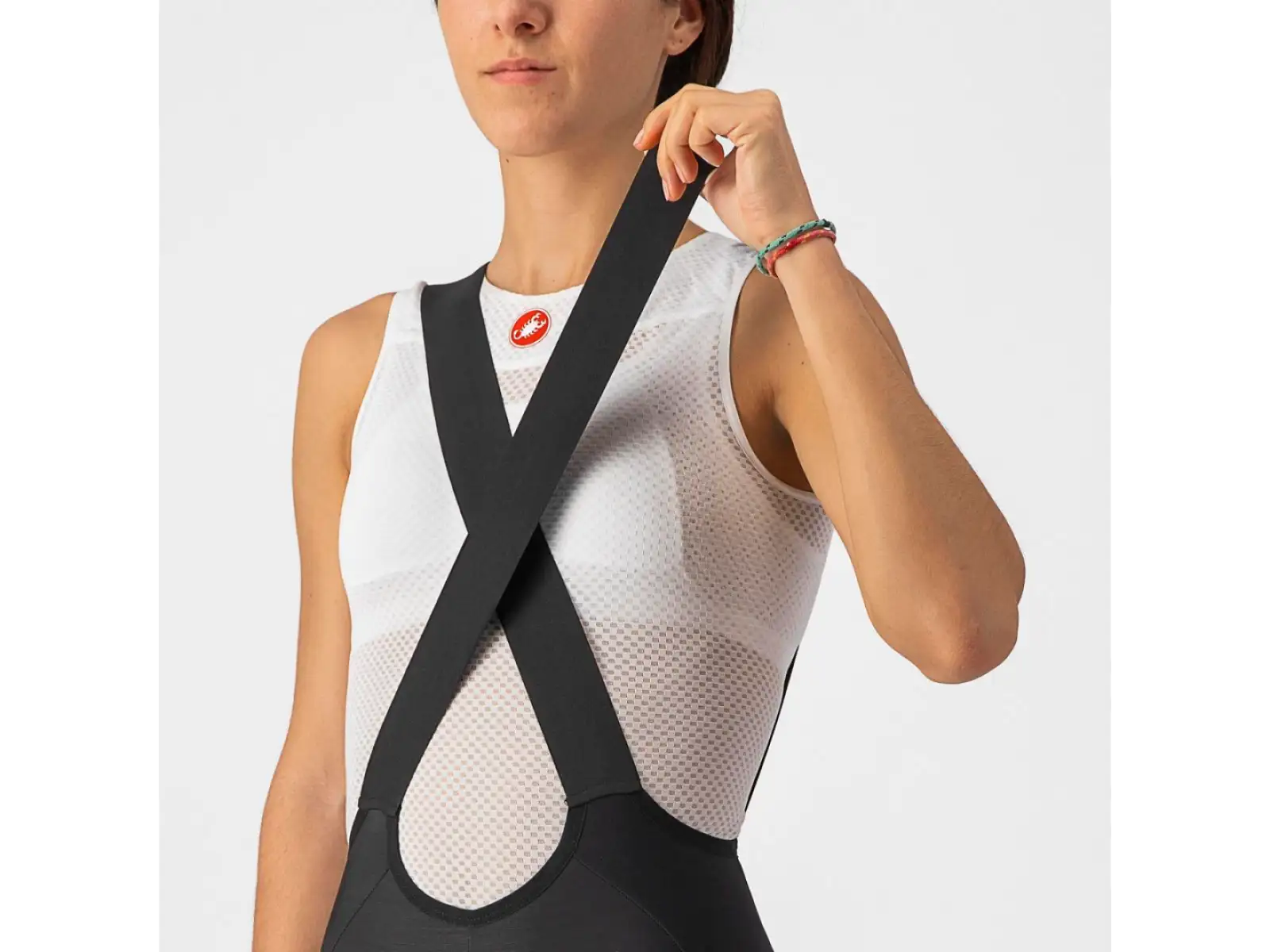 Castelli Velocissima DT Bibtight dámske nohavice Black/Black Reflex