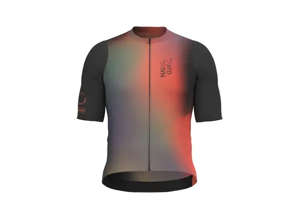 Maloja RamseckM. pánsky dres krátky rukáv Deep Black Multi
