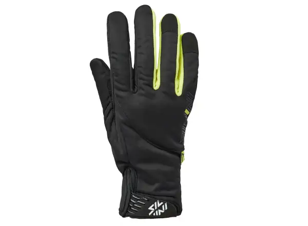 Silvini Ortles pánske zimné rukavice black/neon