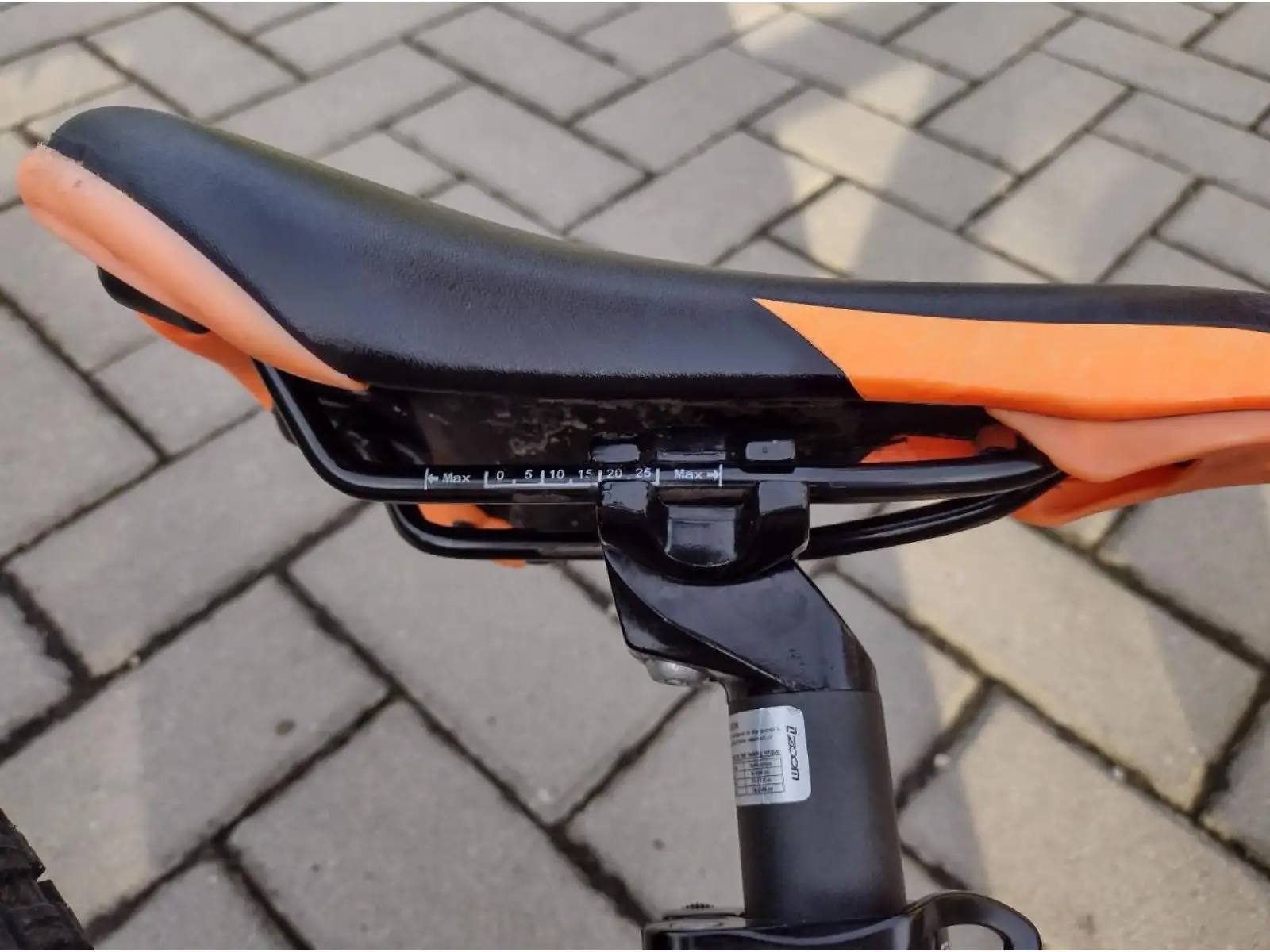 Rock Machine Blizz 24" HD detský horský bicykel khaki/oranžová