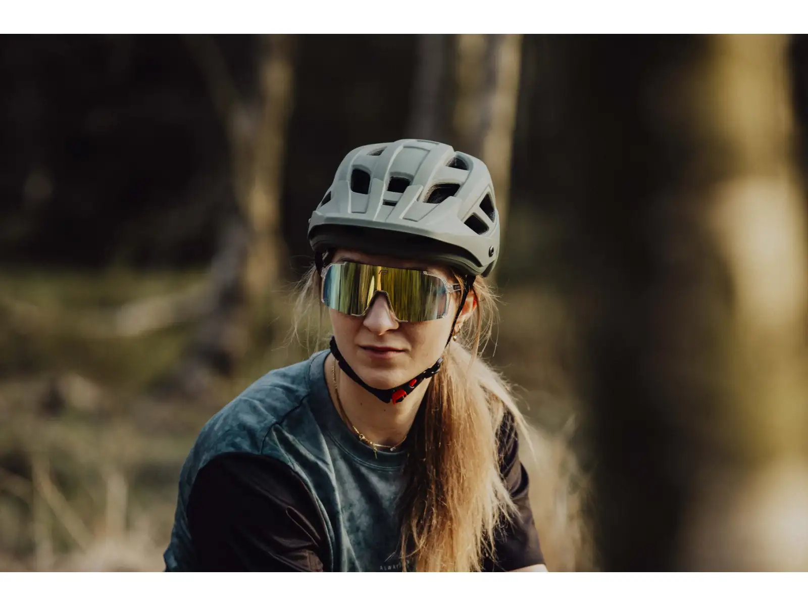 Force Ibex Mtb prilba zelená