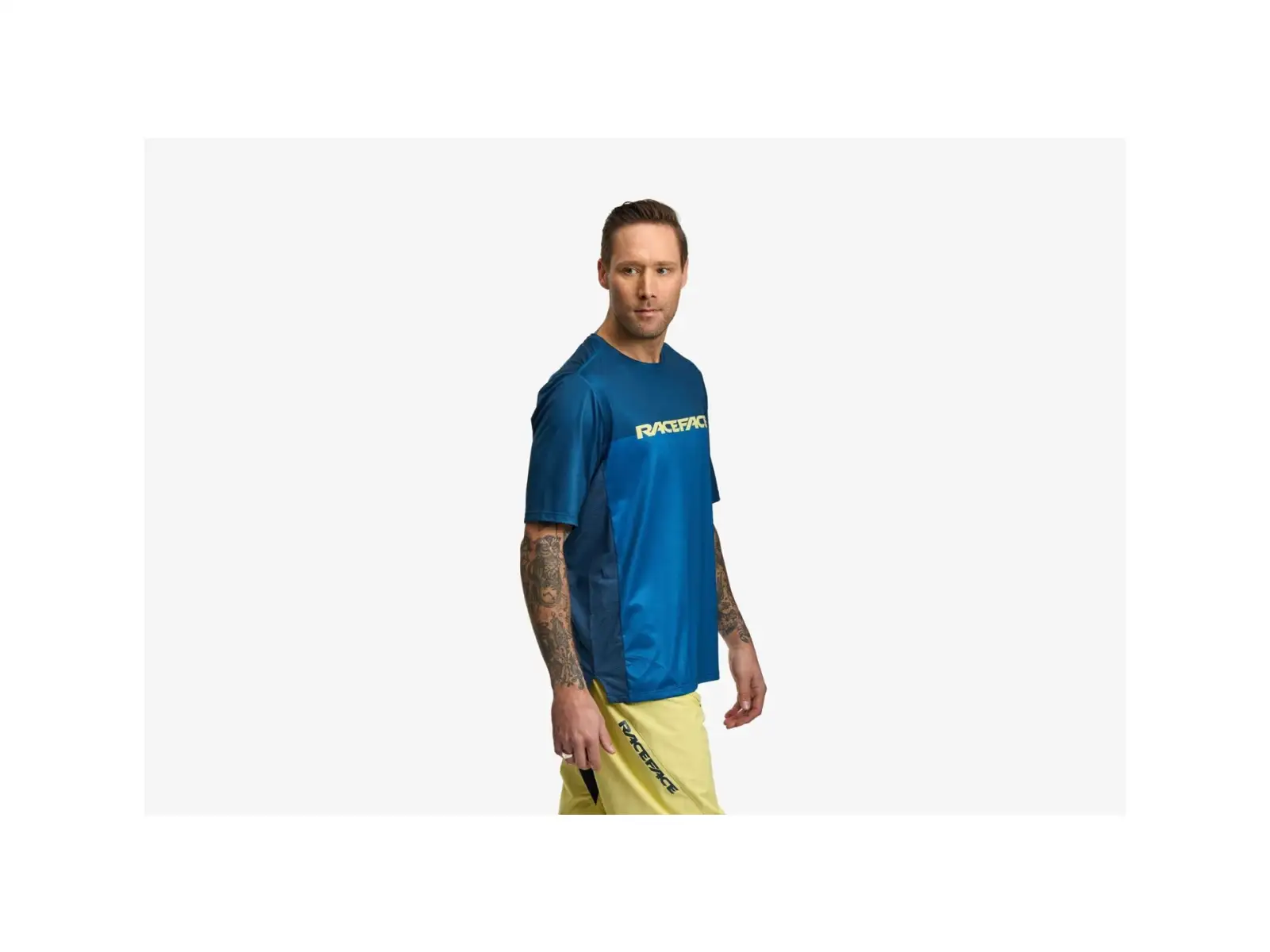 Race Face Diffuse pánsky dres s dlhým rukávom navy