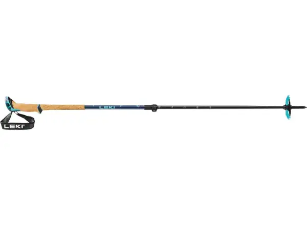 Leki Bernina Lite 2 skialpové dámske palice denim blue/midnight blue/mint dĺžka 100-135 cm
