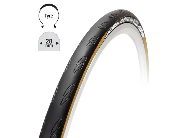 Tufo Comtura Duo 28-622 cestný plášť kevlar čierna/béžová