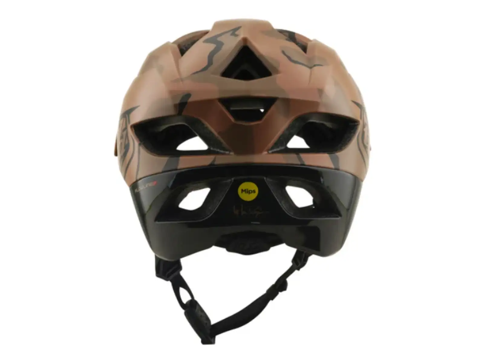 Troy Lee Designs Flowline SE MIPS prilba Badge Sienna Camo