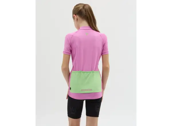 Silvini Mazzani detský dres krátky rukáv Blush/Green