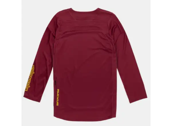 Troy Lee Designs Ruckus Spun pánsky dres 3/4 rukáv Oxblood