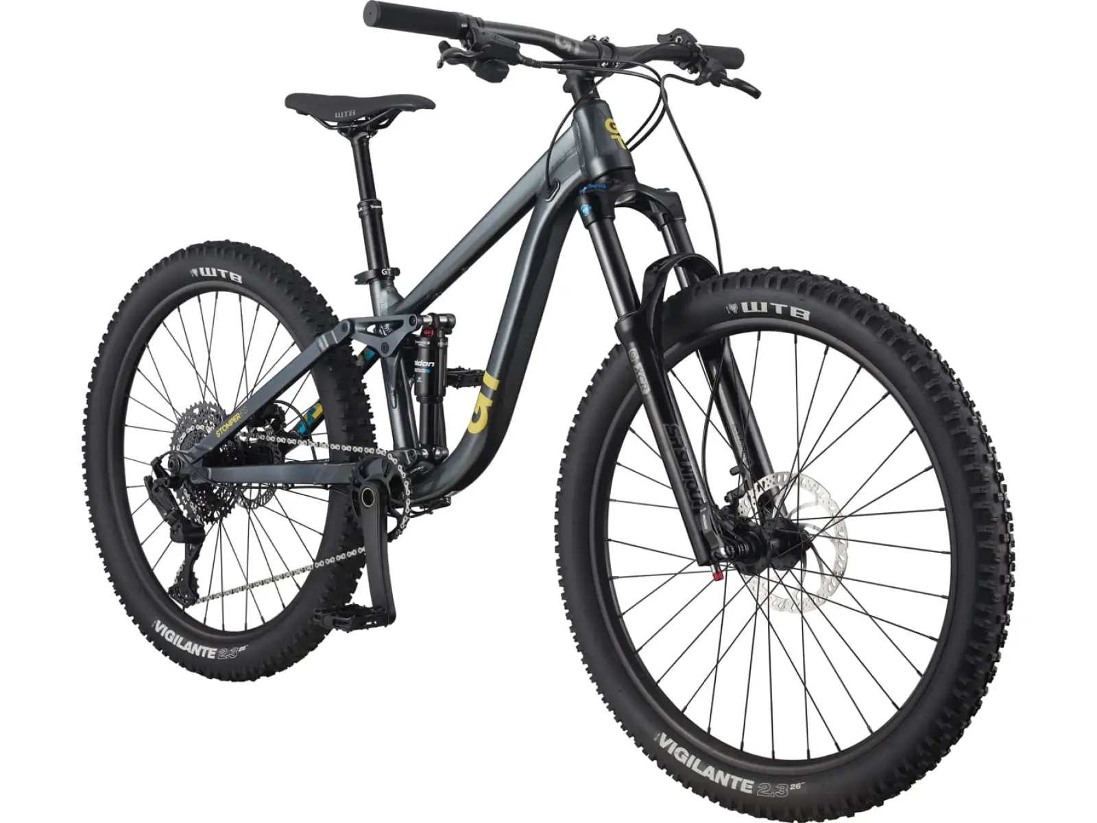 GT Stomper 26 FS ACE detský celoodpružený bicykel GUN