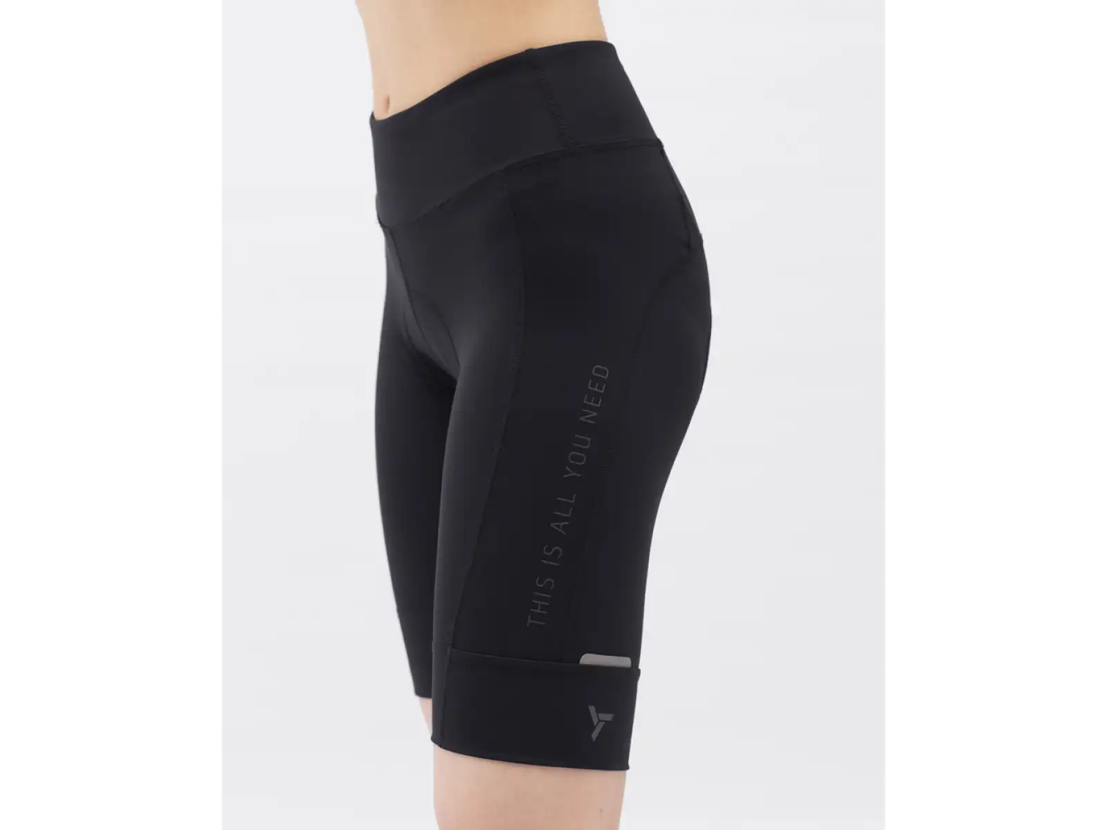 Silvini Fortora dámske 3/4 šortky s vložkou Black