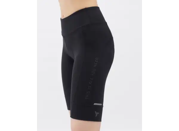 Silvini Fortora dámske 3/4 šortky s vložkou Black