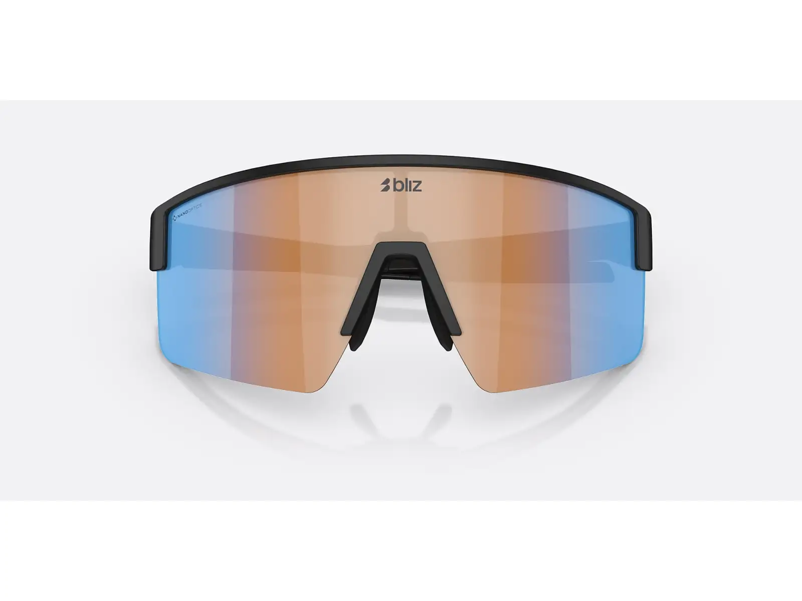 Bliz P004 slnečné okuliare Matte Black/Nano Optics Nordic Ligh Coral/Orange Blue Multi