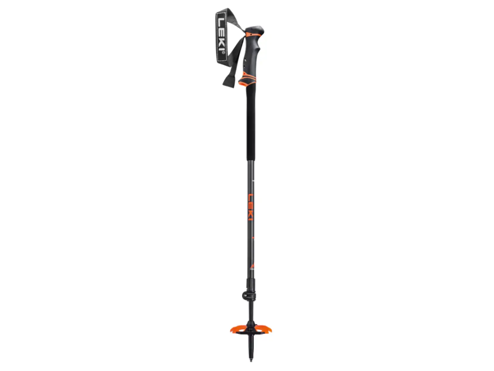 Leki Helicon Lite skialpové palice Dark anthracite/Neon orange/Black