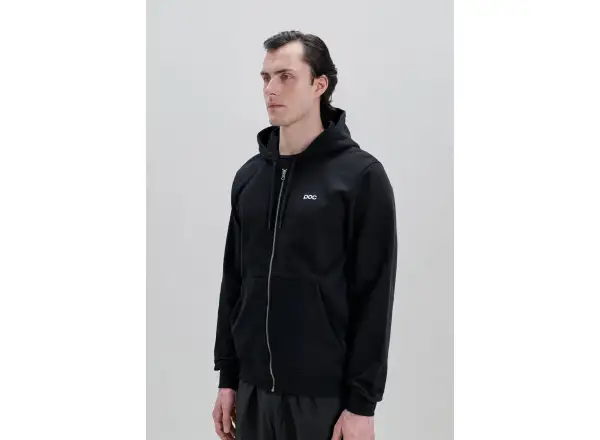 POC Zip Hoodie mikina na zips s kapucňou Uranium Black