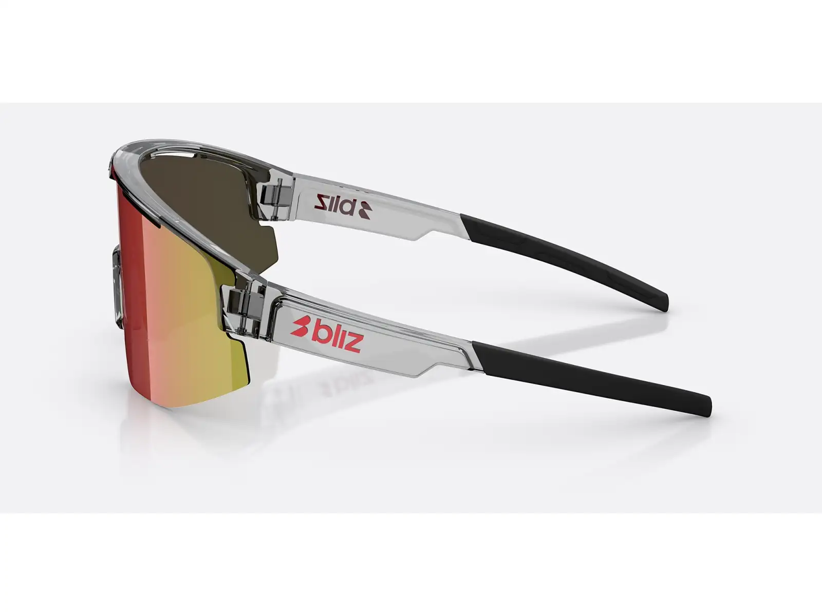 Bliz Matrix slnečné okuliare Transparent Dark Grey/Brow Red Multi