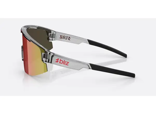 Bliz Matrix slnečné okuliare Transparent Dark Grey/Brow Red Multi
