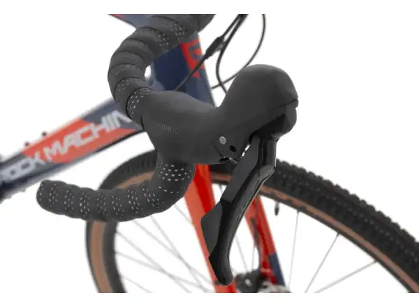 Rock Machine Gravelride CRB 700 gravel koleso gloss dark blue/brick orange/silver