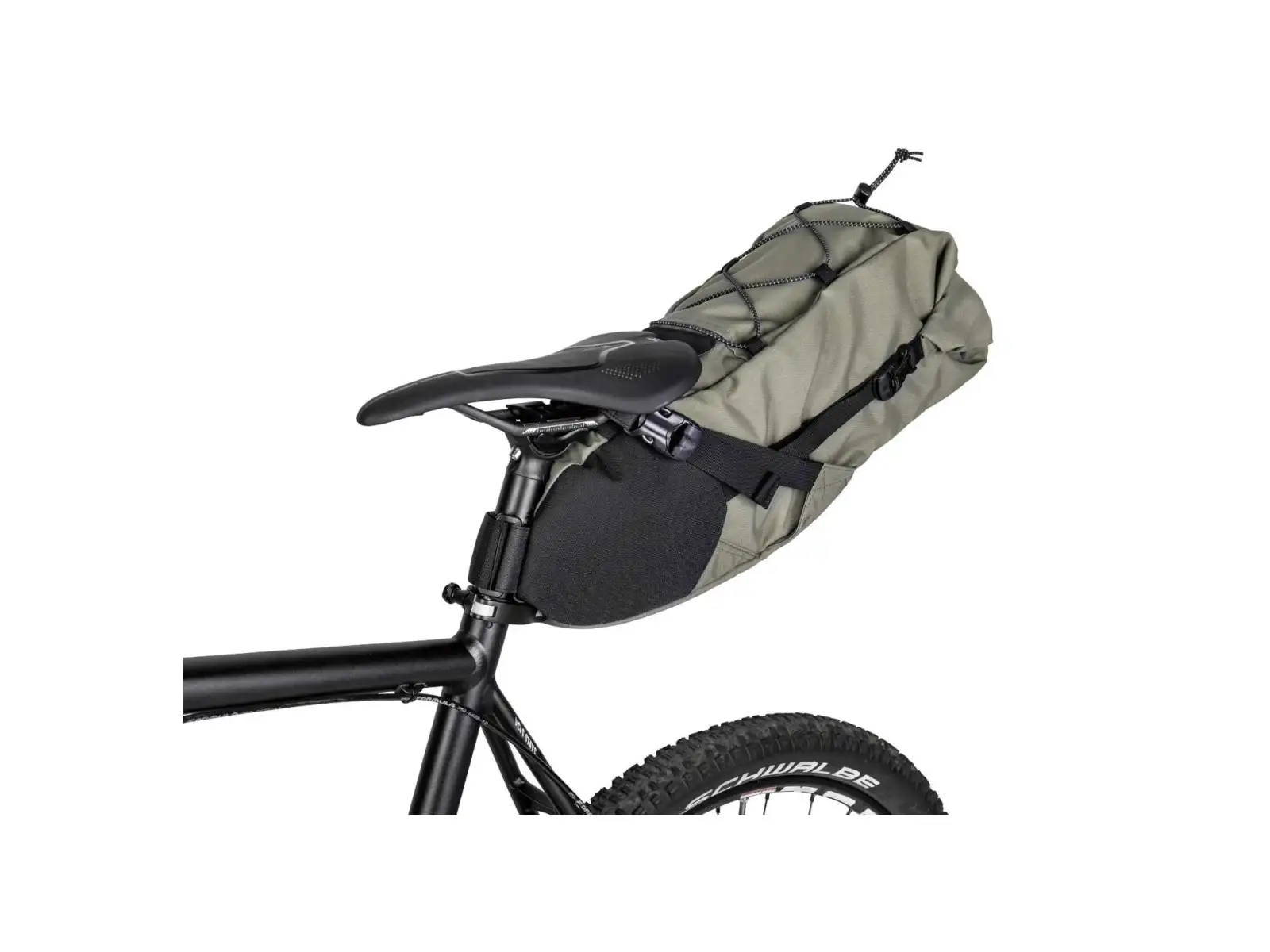 Rolovacia sedlová brašna Topeak BackLoader 6 l zelená