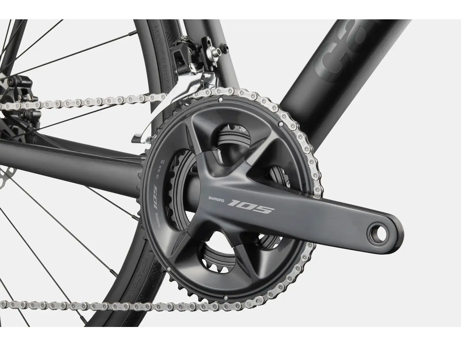 Cannondale CAAD 14 3 cestný bicykel Matte Black (BBQ)