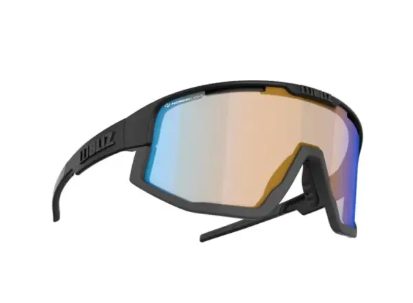 Bliz Vision Nano Optics okuliare Nordic Light Matt Black Orange/Blue Multi Cat.1