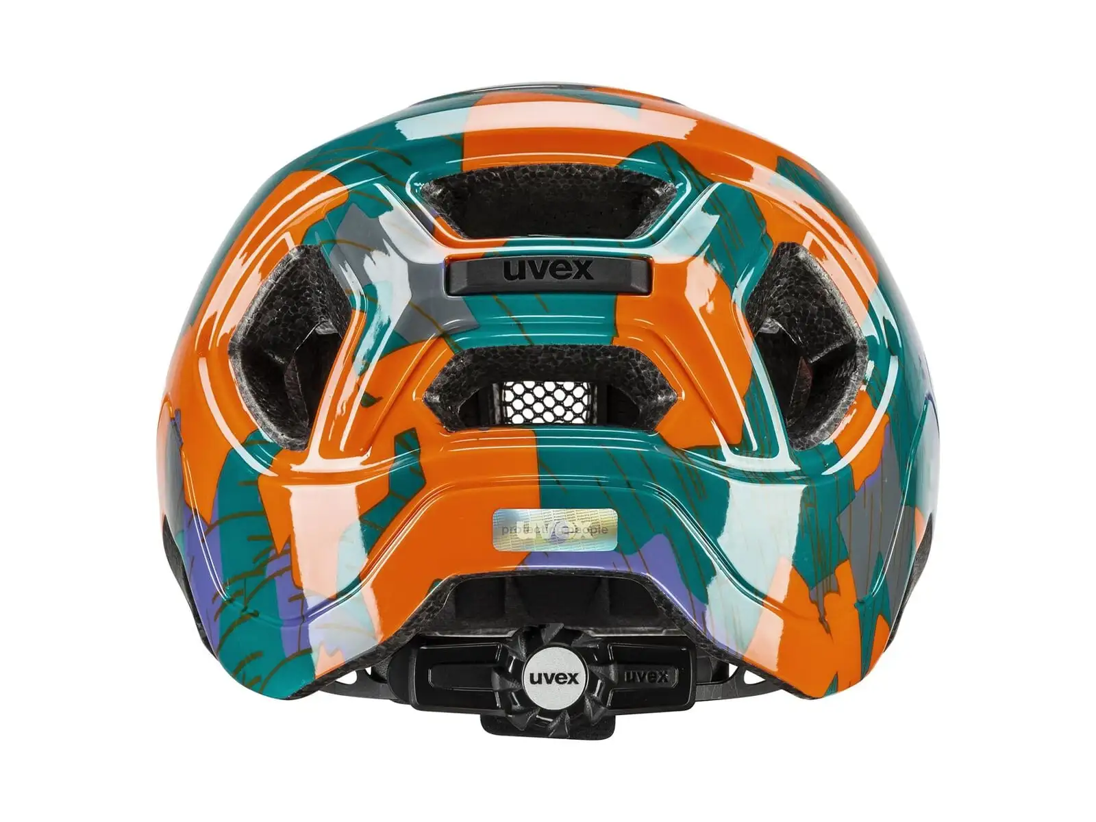 Uvex React JR detská prilba Papaya Camo