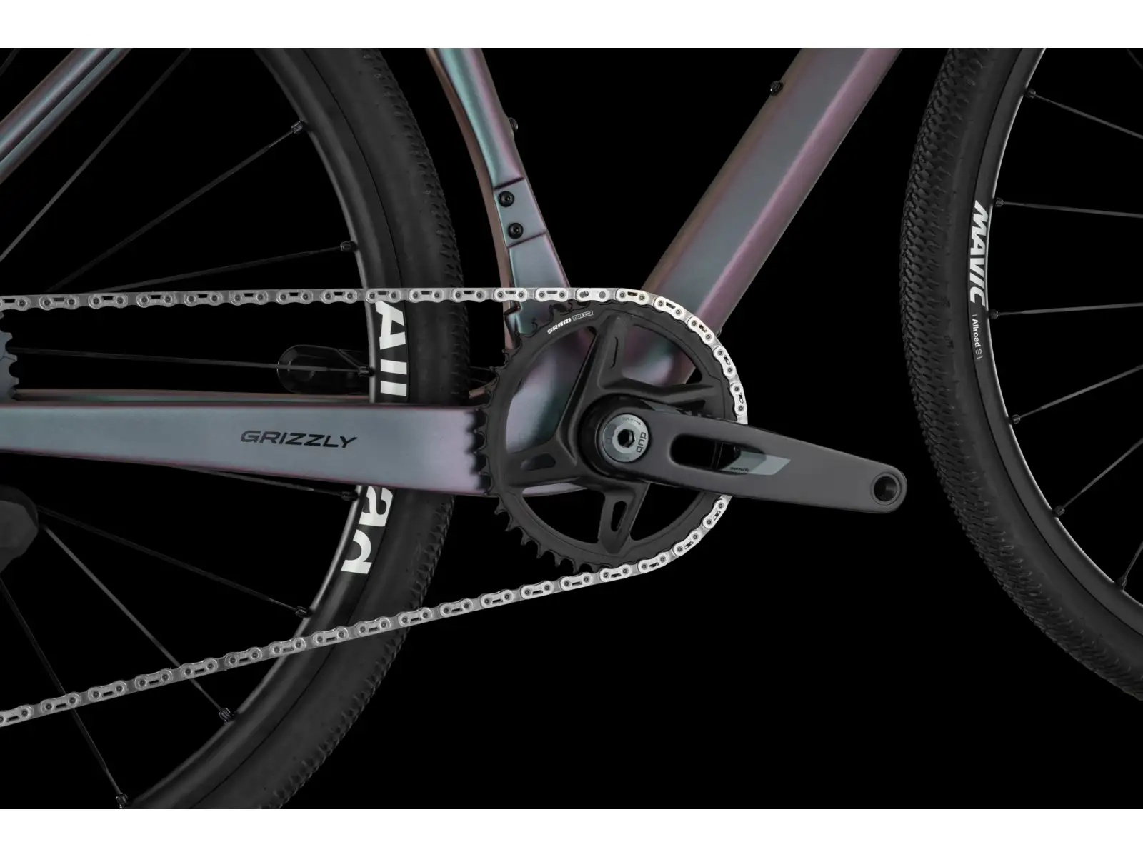 4Ever Grizzly AXS gravel bicykel Titan Rainbow
