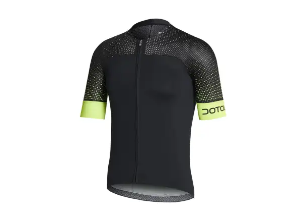 Dotout Hybrid pánsky dres s krátkym rukávom black/fluo yellow