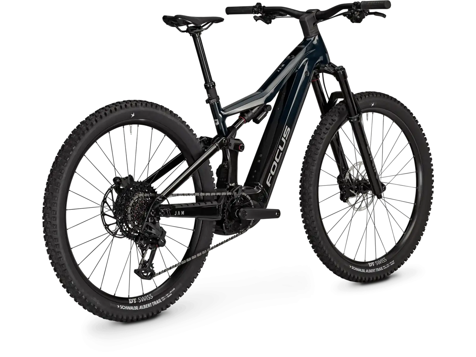 Focus JAM 8 800Wh celoodpružený elektrobicykel Classicgreen / Obsidianblack