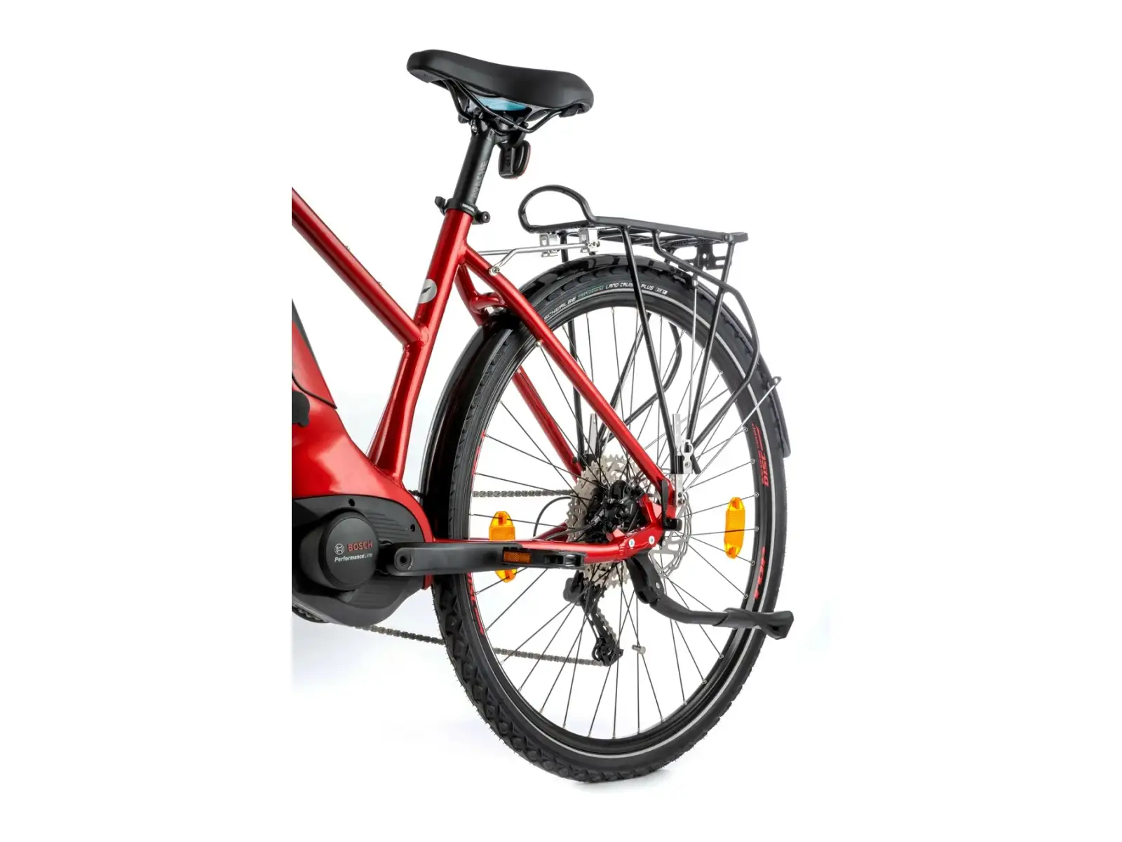 Apache Matta 1 Bosch Tour dámsky krosový elektrobicykel červená