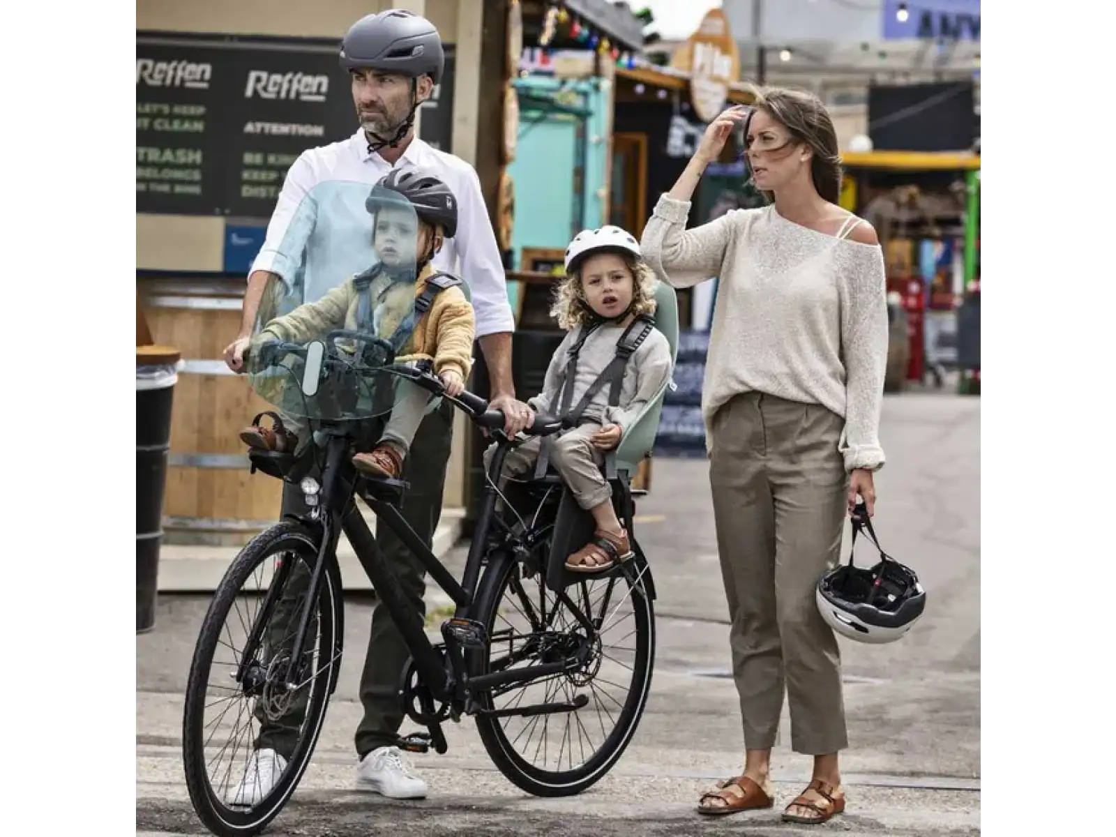 Urban Iki Ta-ke predná sedačka s MTB/ATB adaptérom Bincho Black/Bincho Black