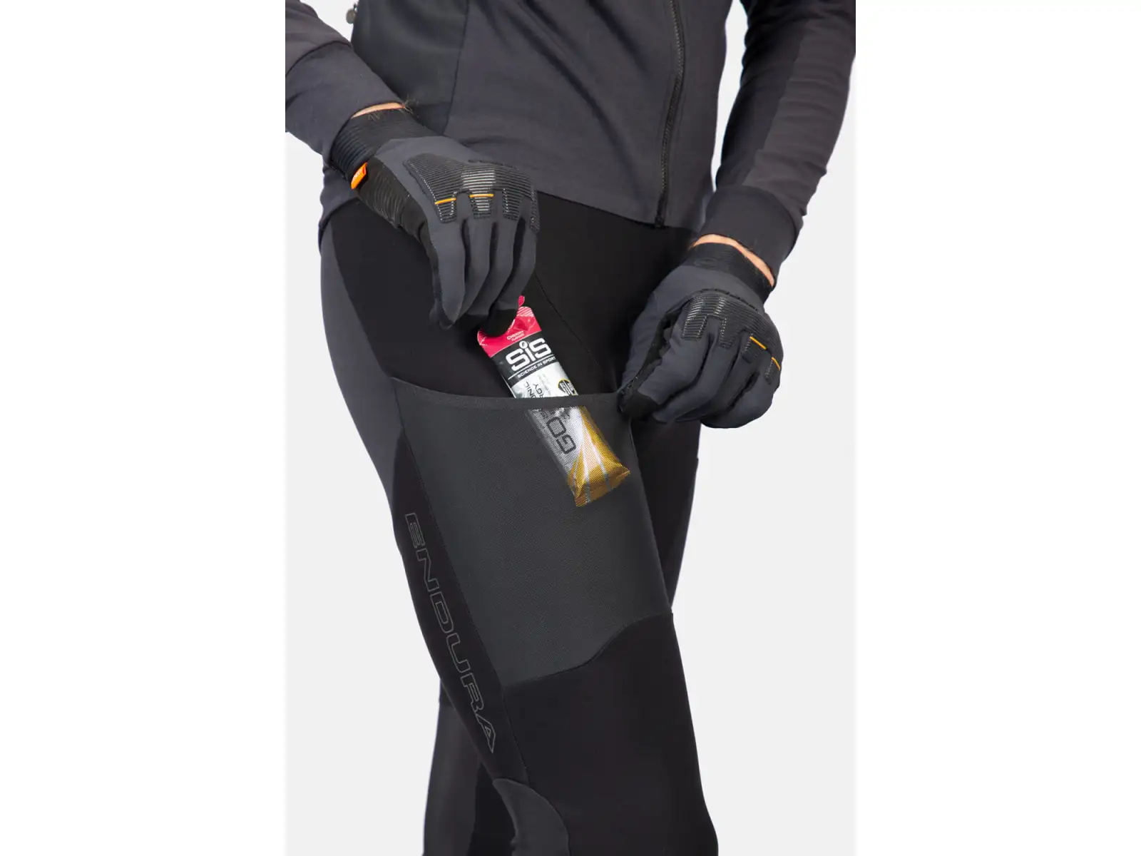 Endura GV500 Thermal pánske nohavice s trakmi čierna